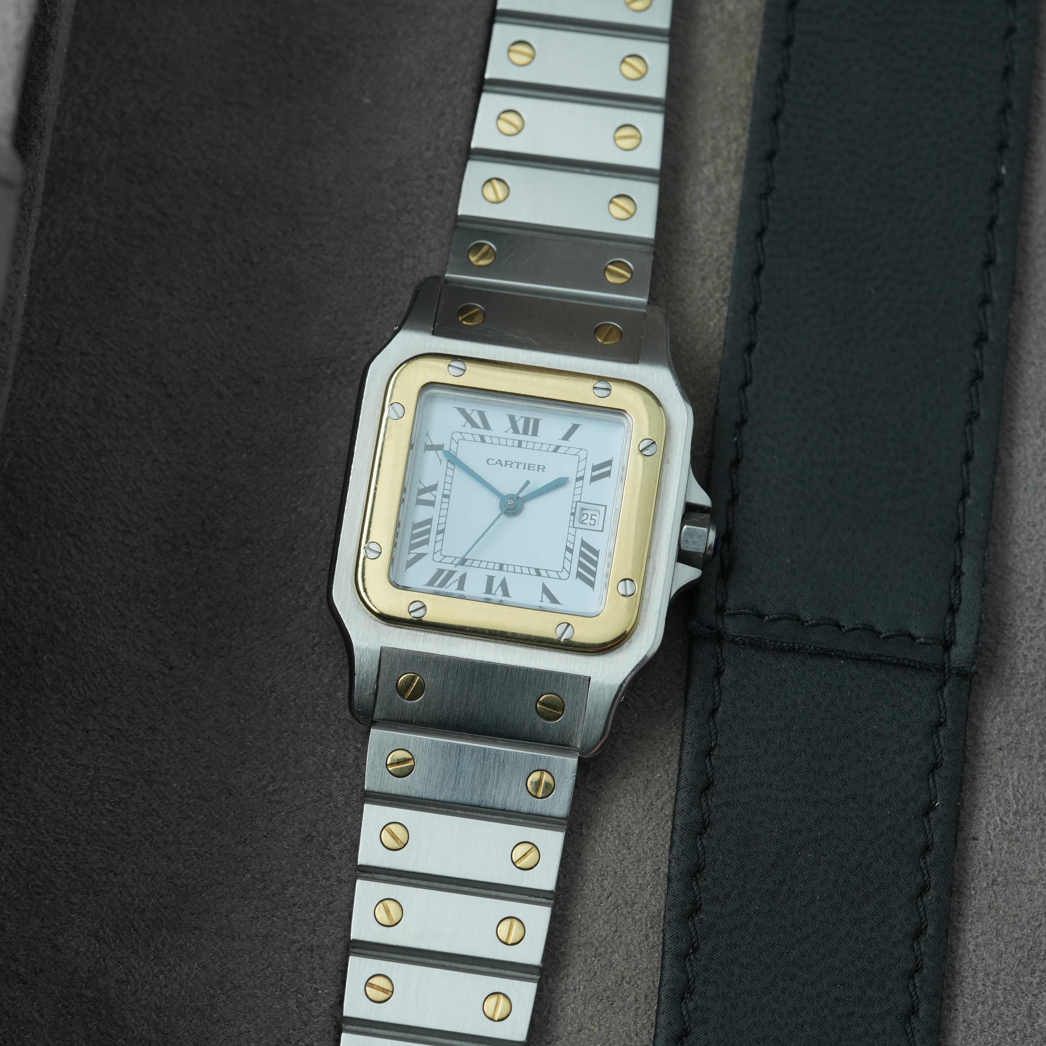 Cartier Santos Carree Ref. 2961 'unpoliert'