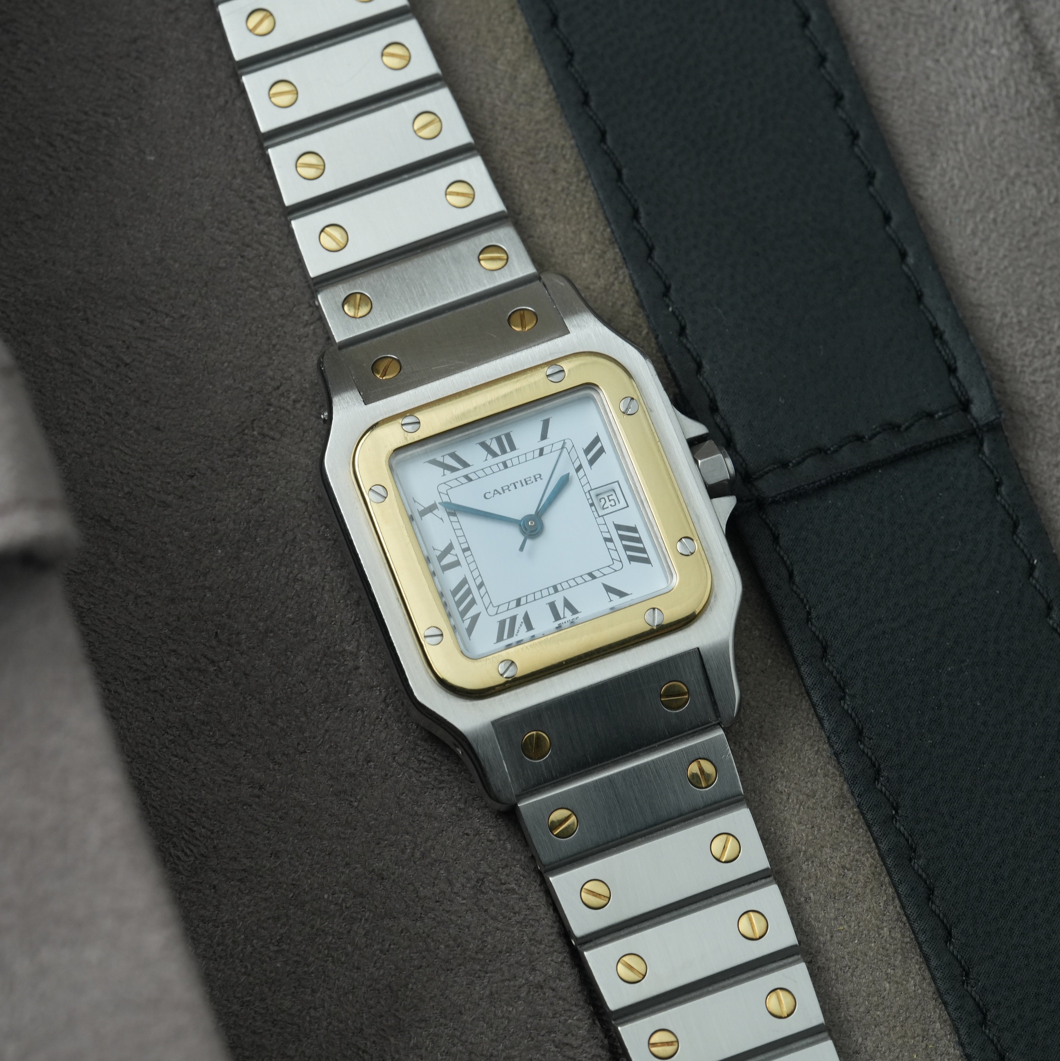 Cartier Santos Carree Ref. 2961 'unpoliert'