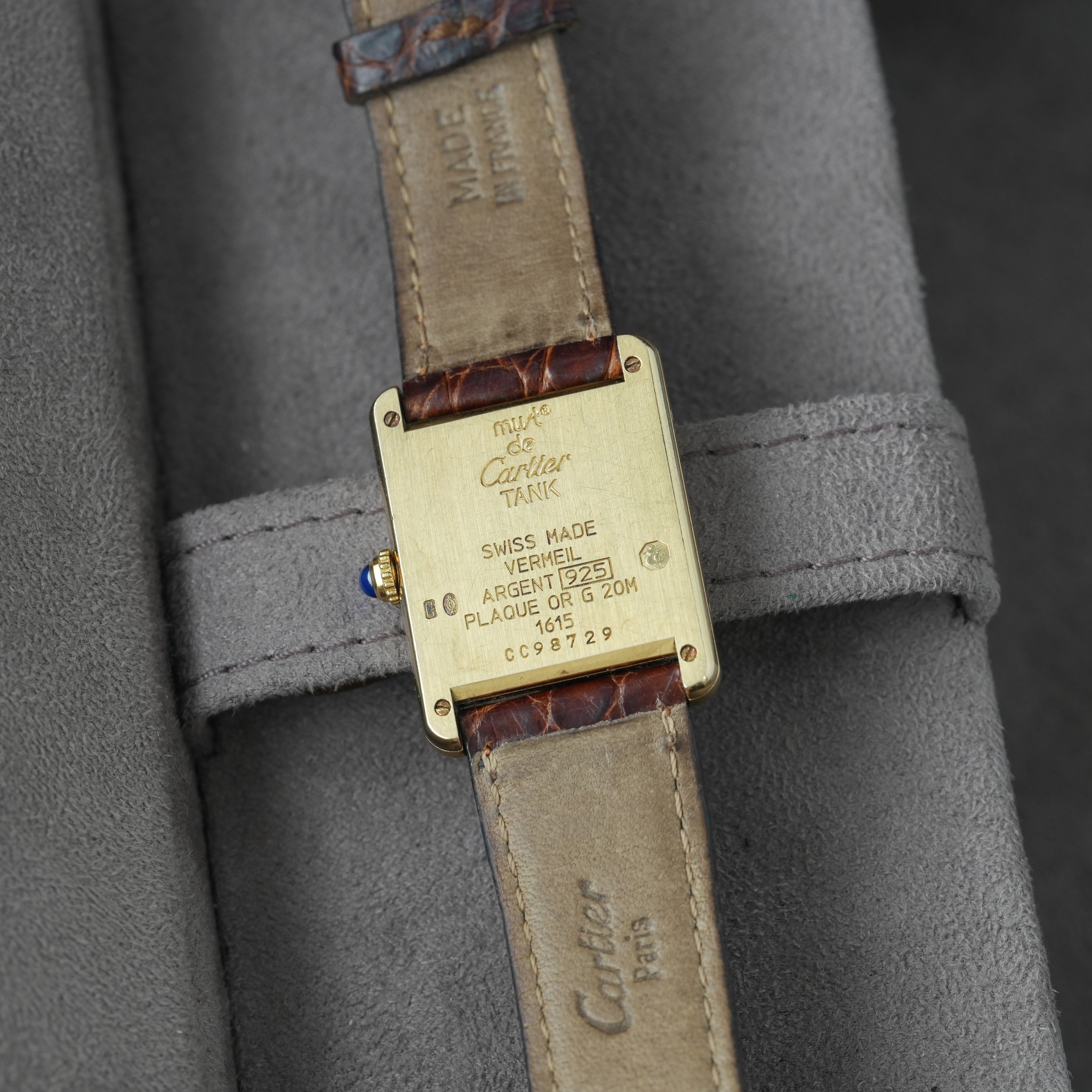 Cartier Tank Must Ref. 1615 'Vermeil'
