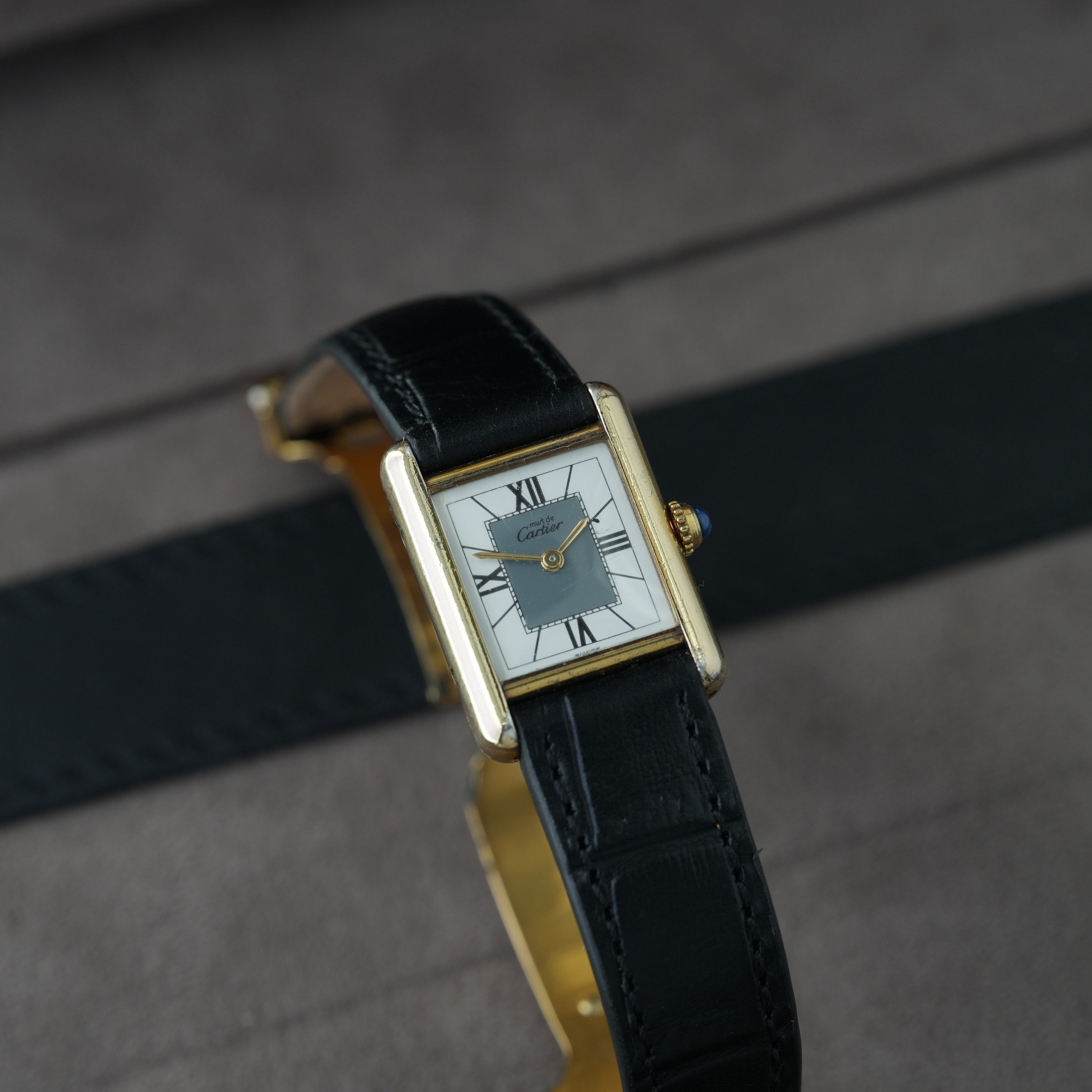 Cartier Tank Vermeil Ref. 5057001 'Full Set' Faltschließe