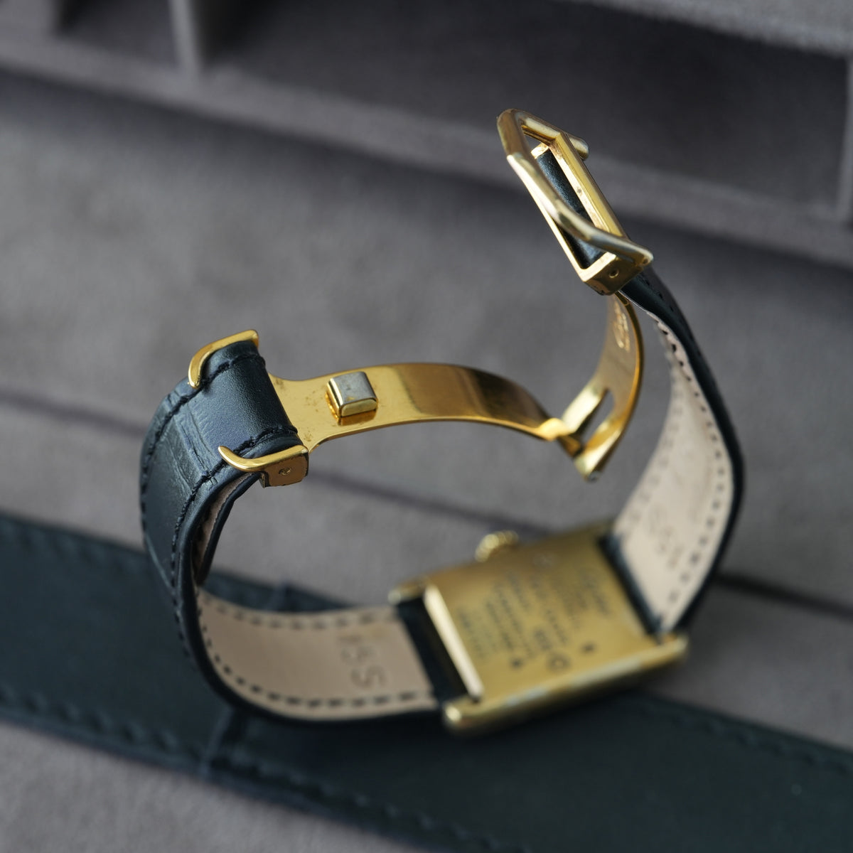 Cartier Tank Vermeil Ref. 5057001 'Full Set' Faltschließe