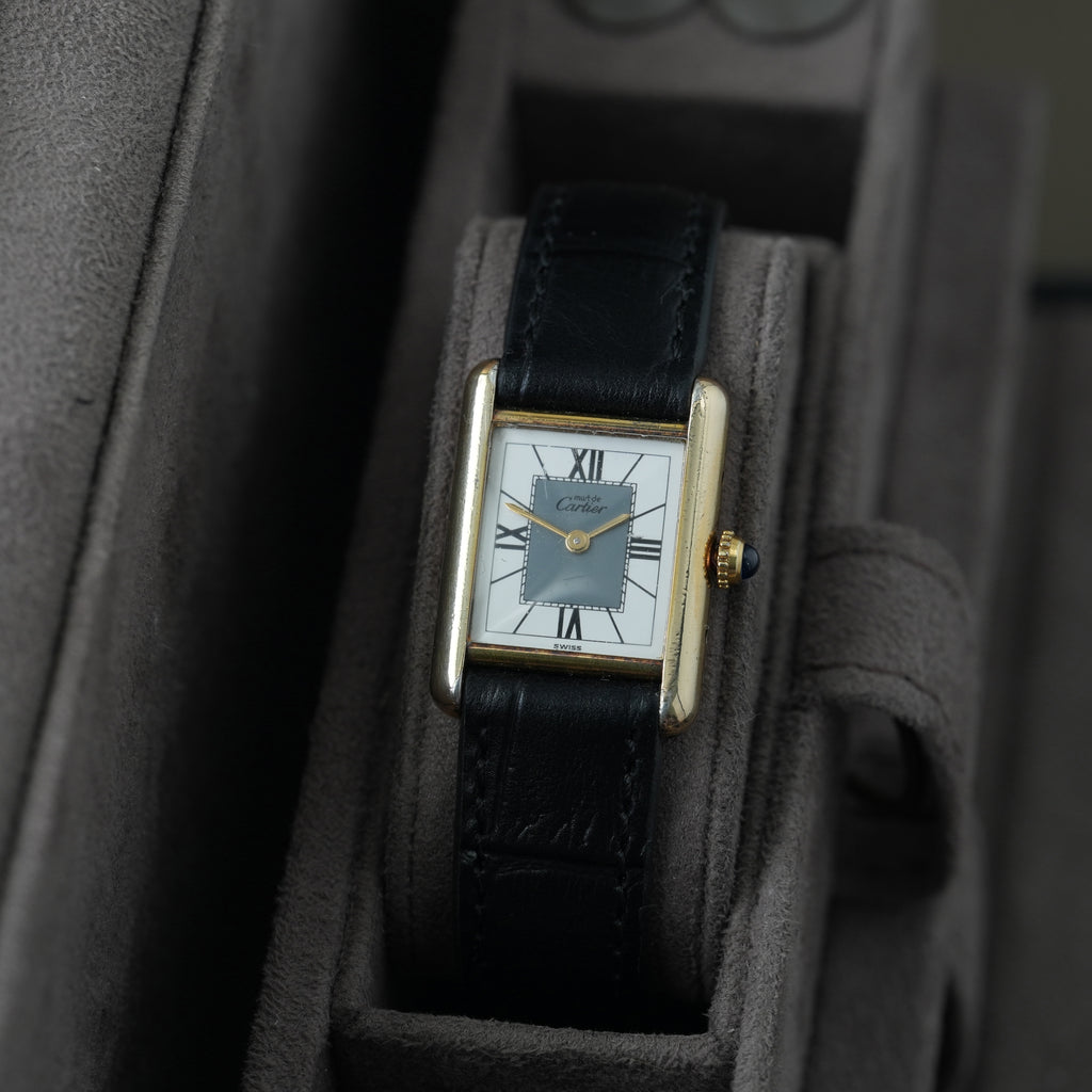 Cartier Tank Vermeil Ref. 5057001 'Full Set' Faltschließe