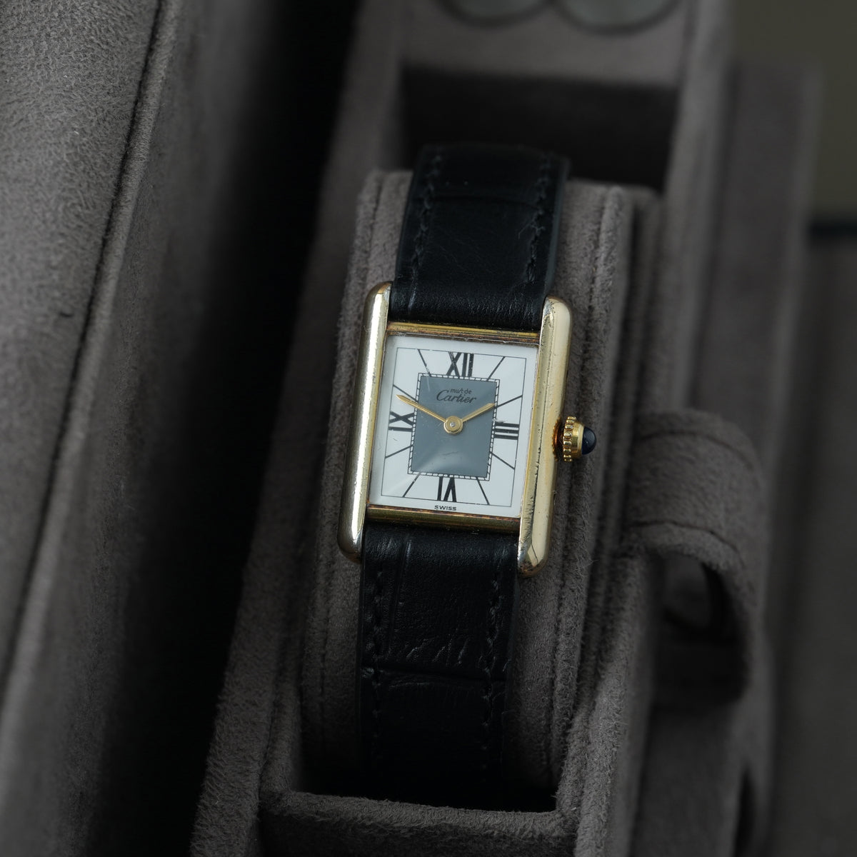 Cartier Tank Vermeil Ref. 5057001 'Full Set' Faltschließe