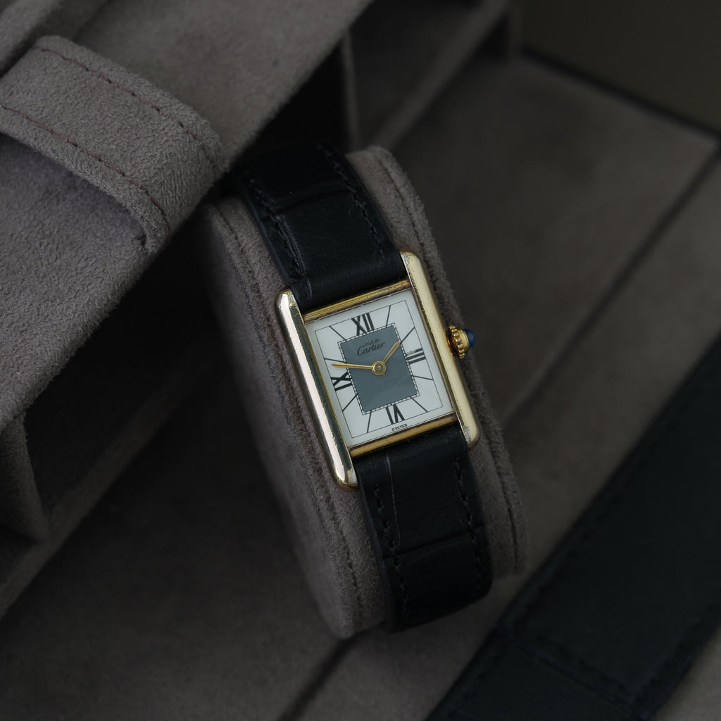 Cartier Tank Vermeil Ref. 5057001 'Full Set' Faltschließe