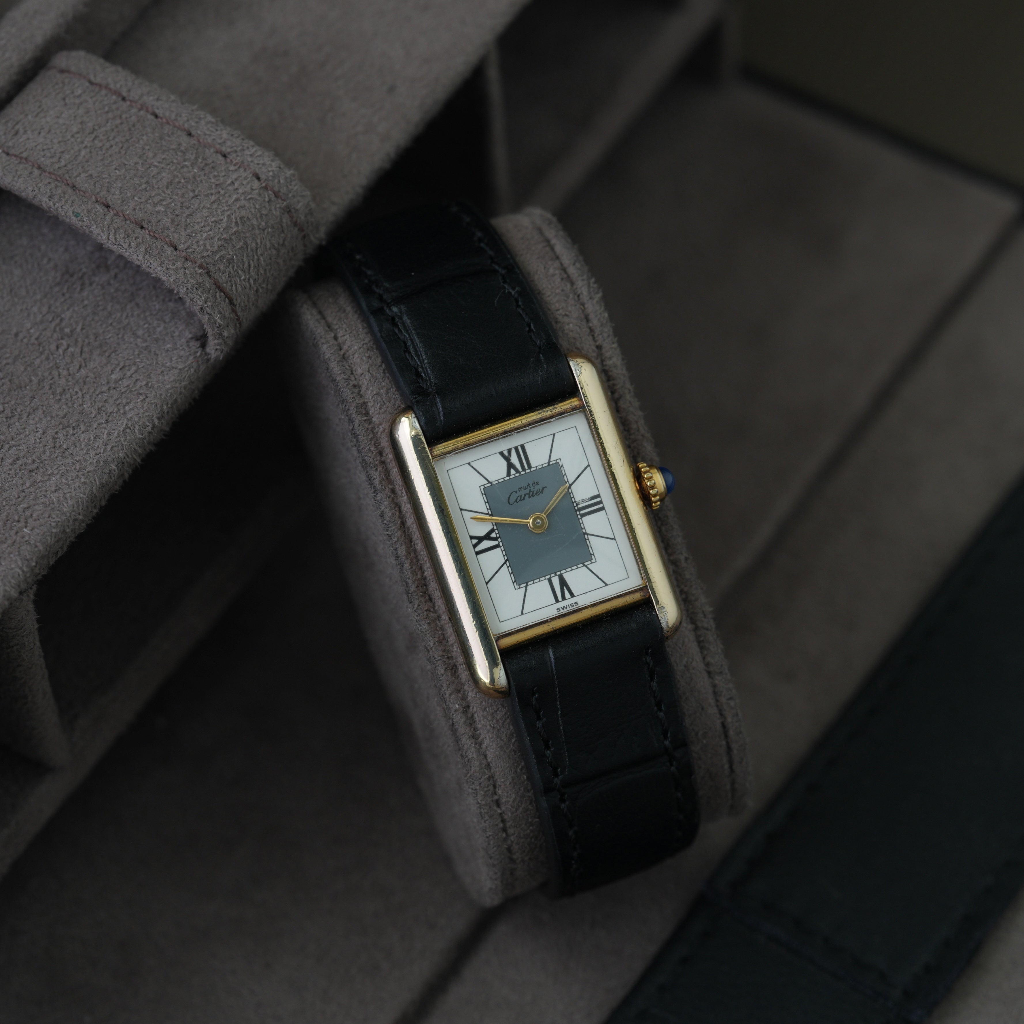 Cartier Tank Vermeil Ref. 5057001 'Full Set' Faltschließe