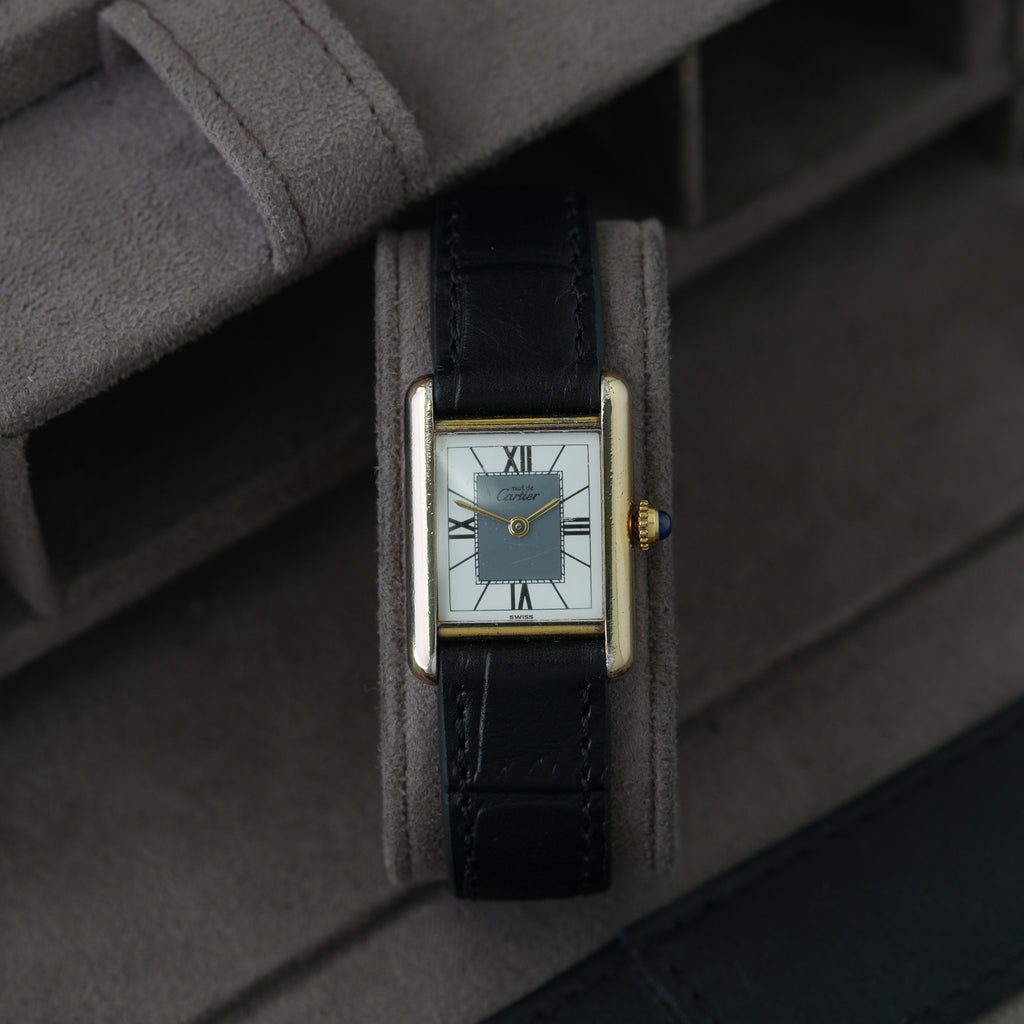 Cartier Tank Vermeil Ref. 5057001 'Full Set' Faltschließe
