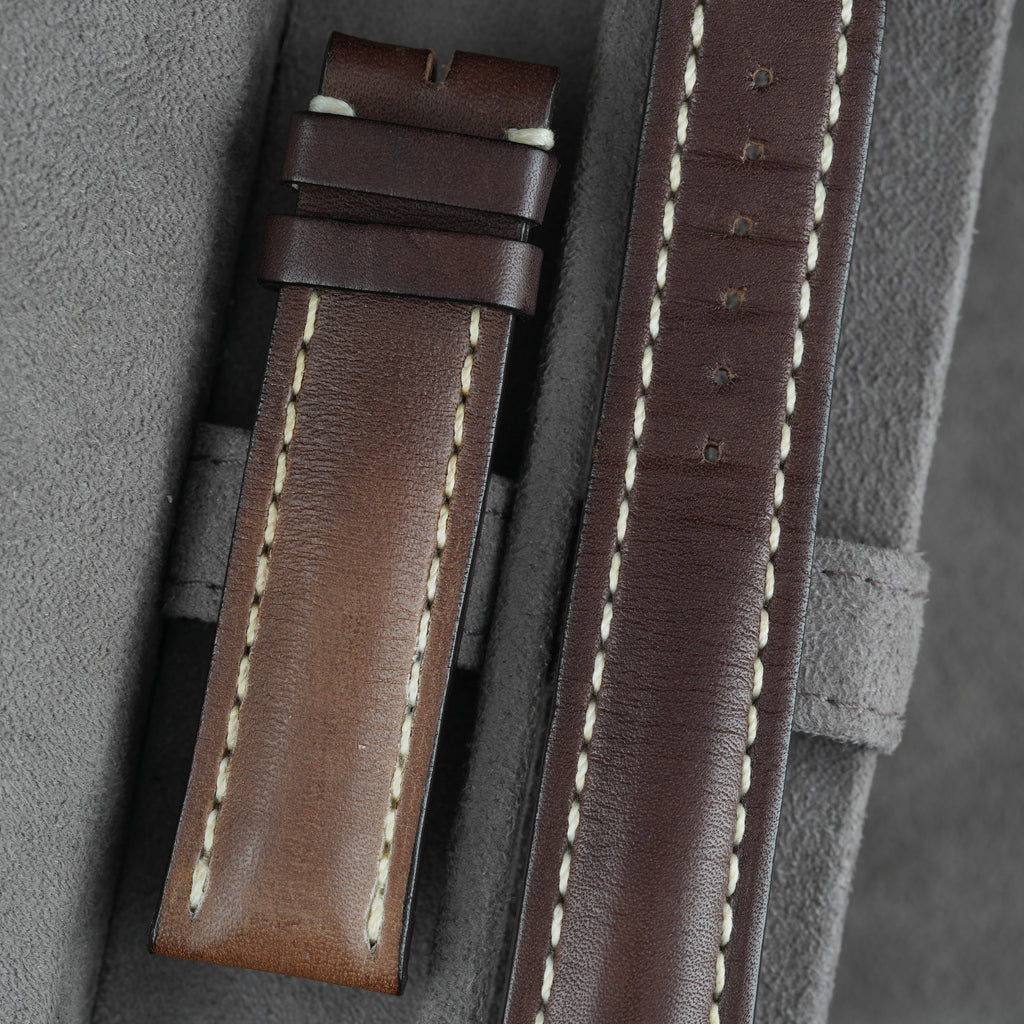 Breitling Lederarmband 22mm Braun