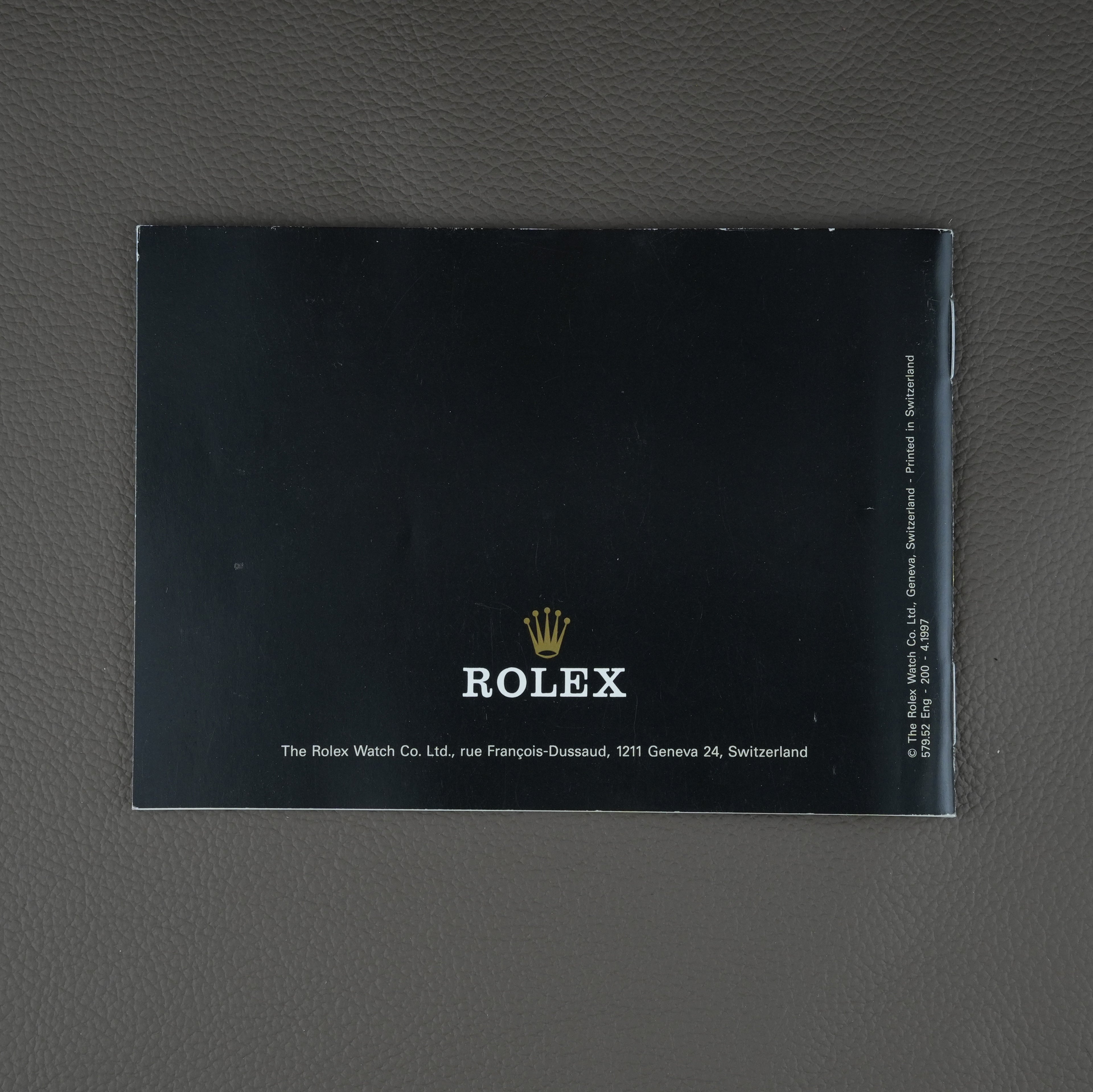 Rolex 80s 90s Booklets / Manuals