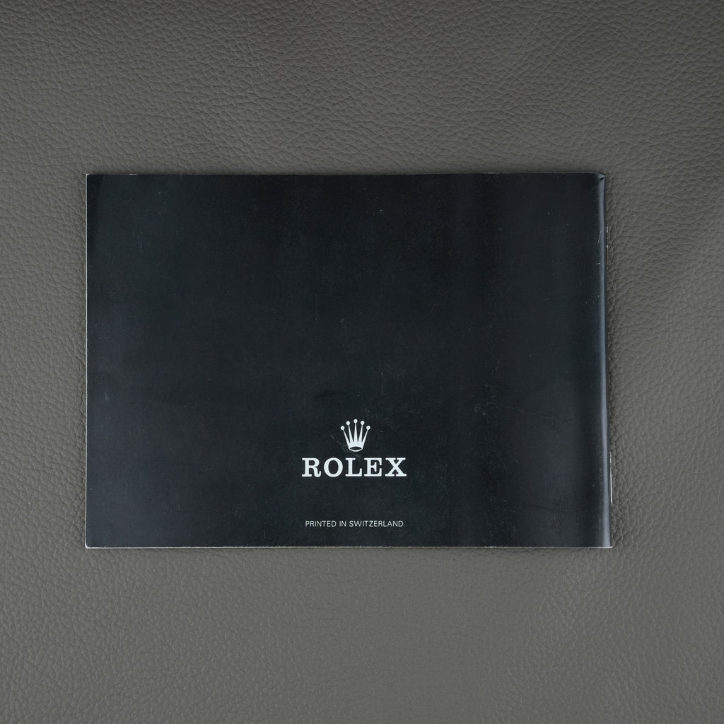 Rolex 80s 90s Booklets / Manuals