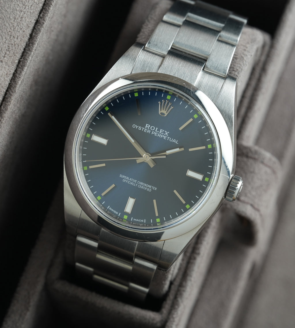 Rolex Oyster Perpetual 39 Ref. 114300 'Blaues Zifferblatt'
