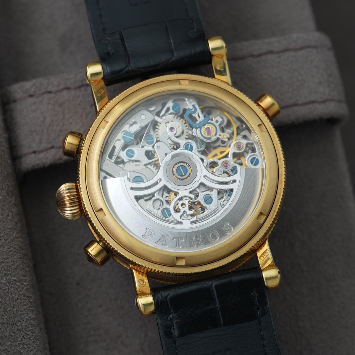 Chronoswiss Pathos Chronograph Rattrapante 38mm Ref. CH7321 18k NOS 'Skeleton'