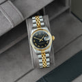 Rolex Lady-Datejust 26mm Ref. 69173 'schwarzes Pyramid-Blatt'
