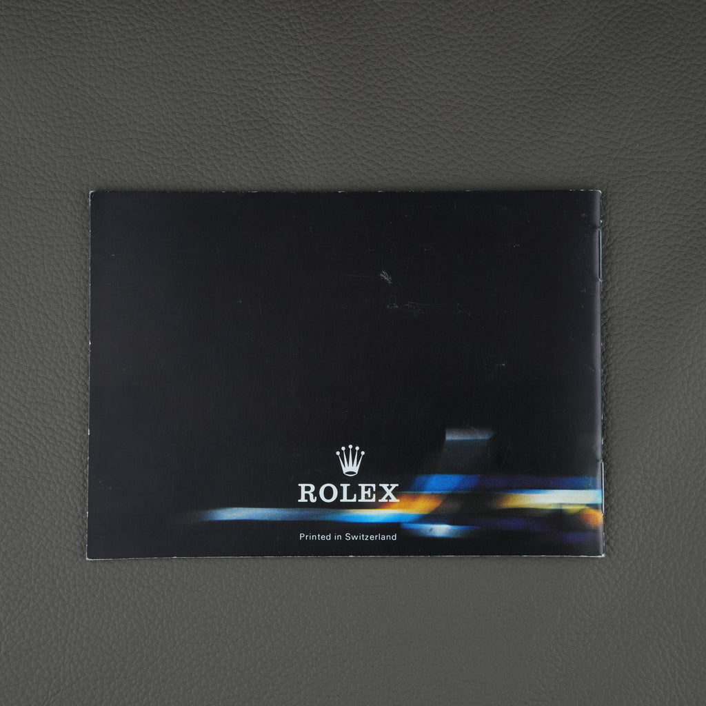 Rolex Oysterquatz Booklet/ Manual De. 10.1980 17000/17013/17014/19018/18048 etc.
