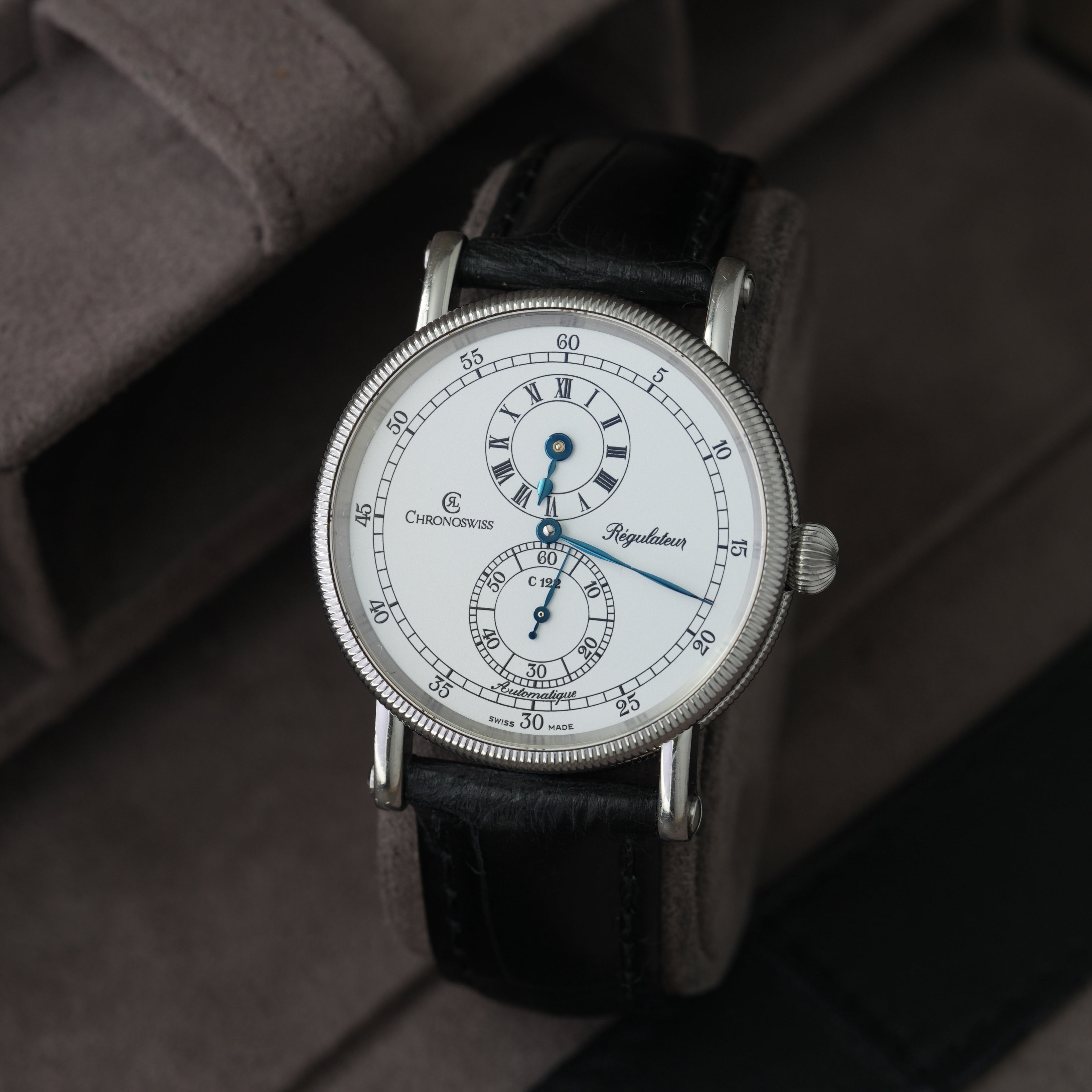 Chronoswiss Régulateur Ref. Ch1223 'FULL SET' + Faltschließe