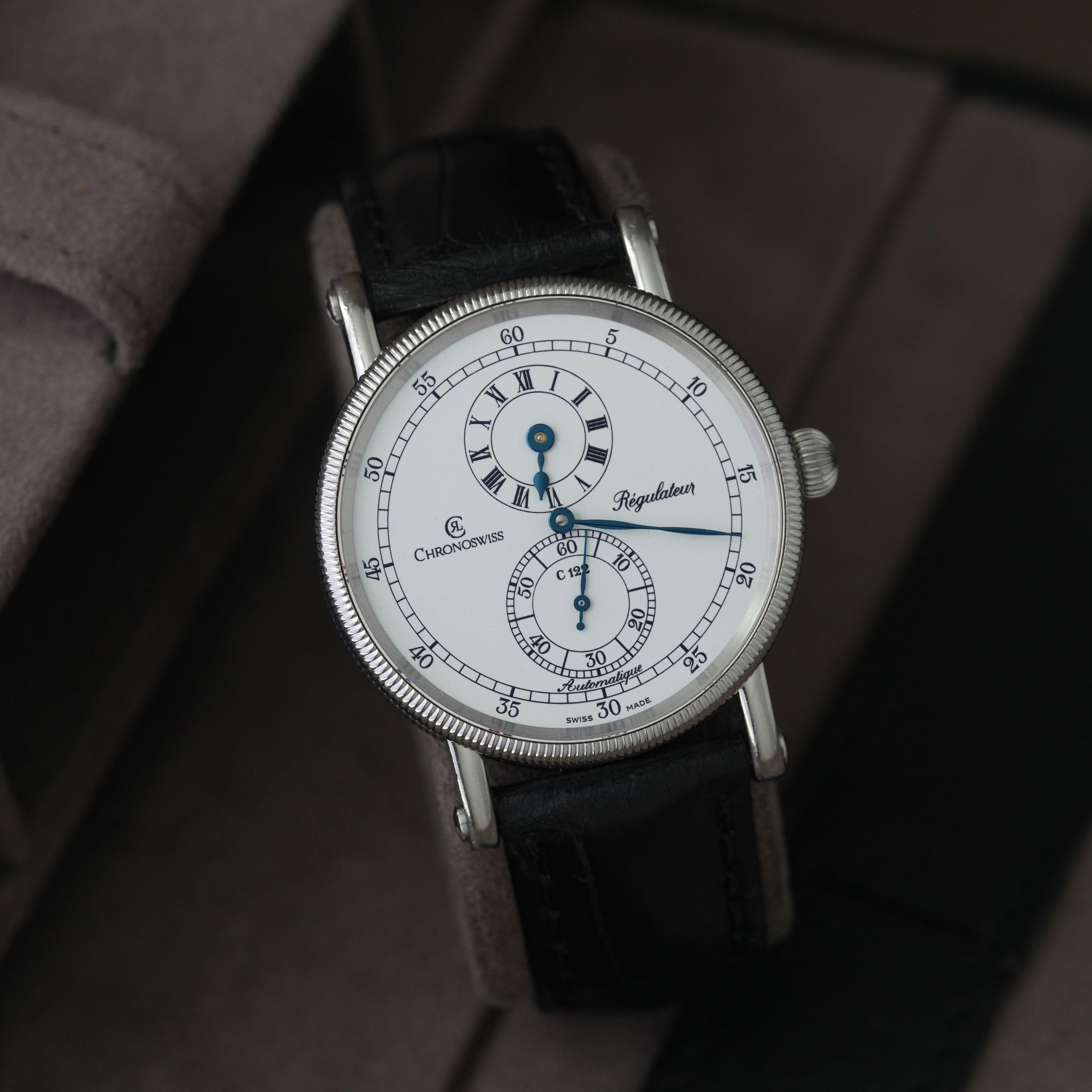 Chronoswiss Régulateur Ref. Ch1223 'FULL SET' + Faltschließe