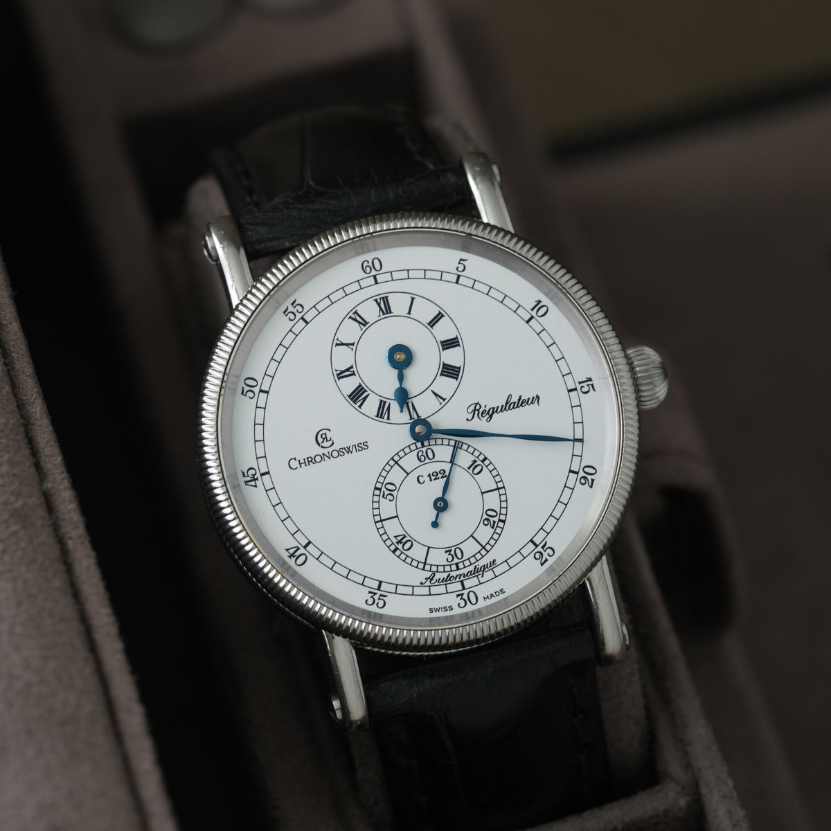Chronoswiss Régulateur Ref. Ch1223 'FULL SET' + Faltschließe