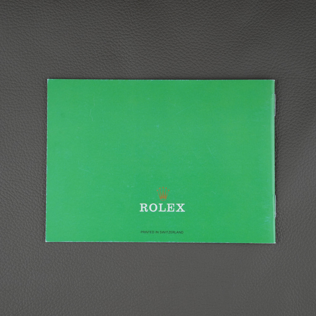 Teilen Rolex Day-Date 36mm Booklet/Manual (De. 8.1989) 18039/18038/18048/18078/18238