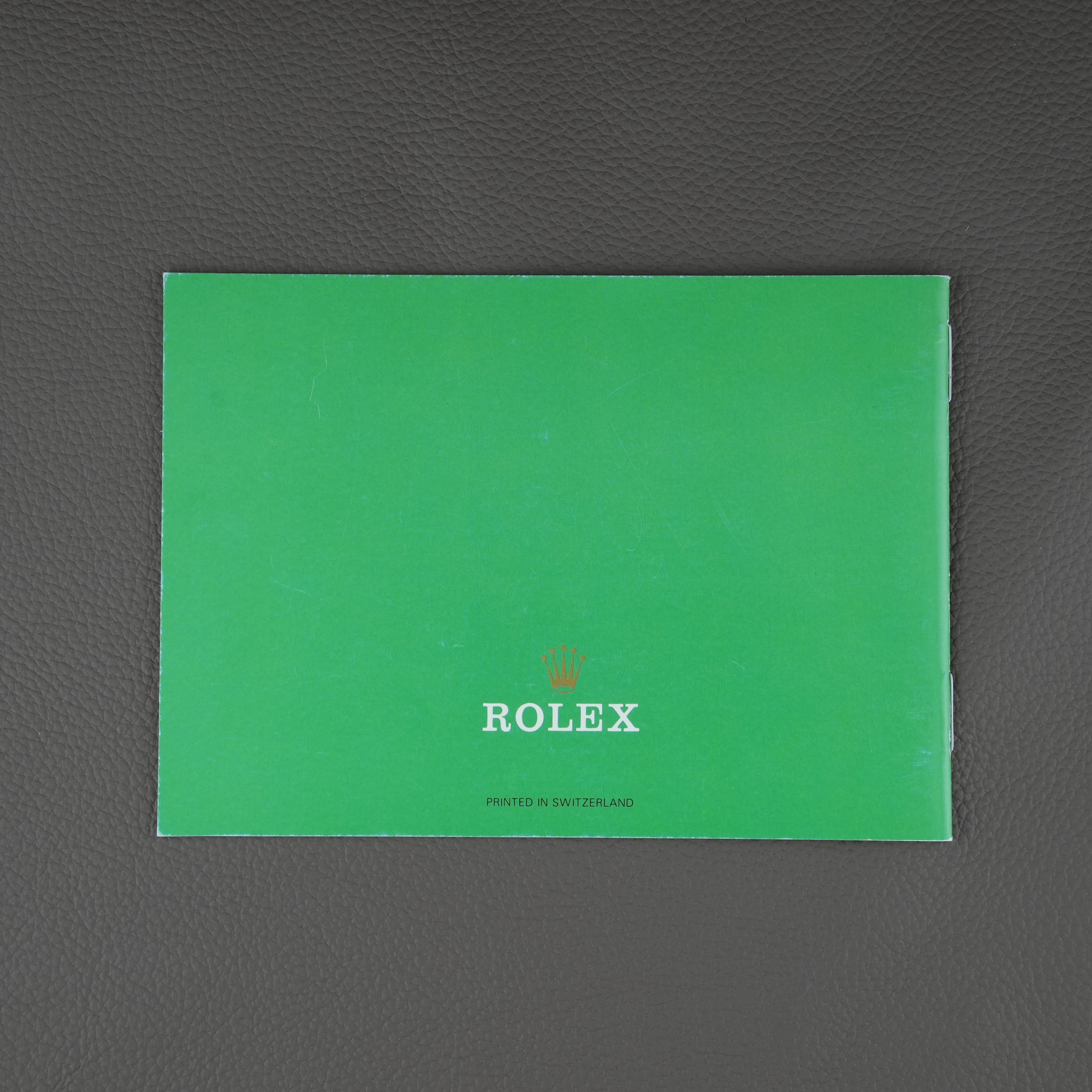 Teilen Rolex Day-Date 36mm Booklet/Manual (De. 8.1989) 18039/18038/18048/18078/18238