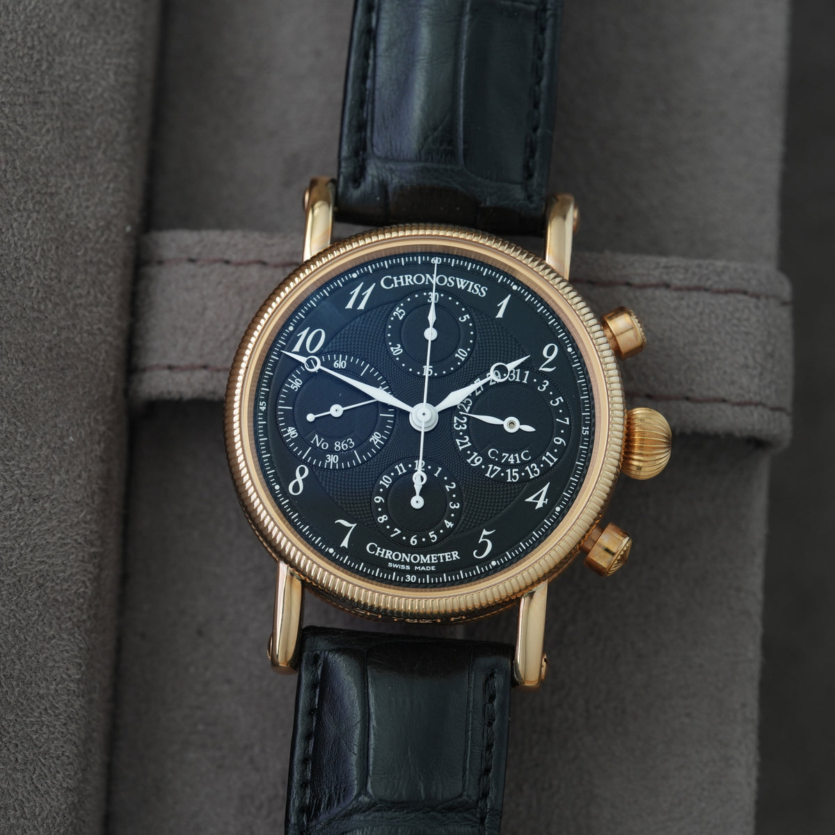 Chronoswiss Chronometer 38mm Ref. CH7521R 18k Rose 'NOS'