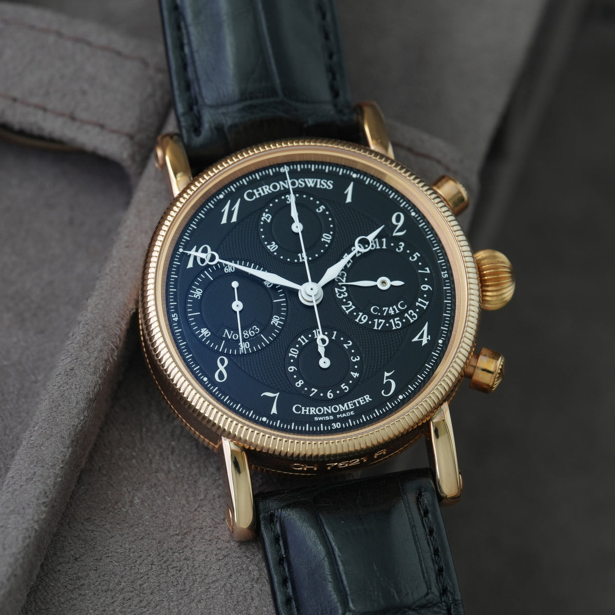 Chronoswiss Chronometer 38mm Ref. CH7521R 18k Rose 'NOS'