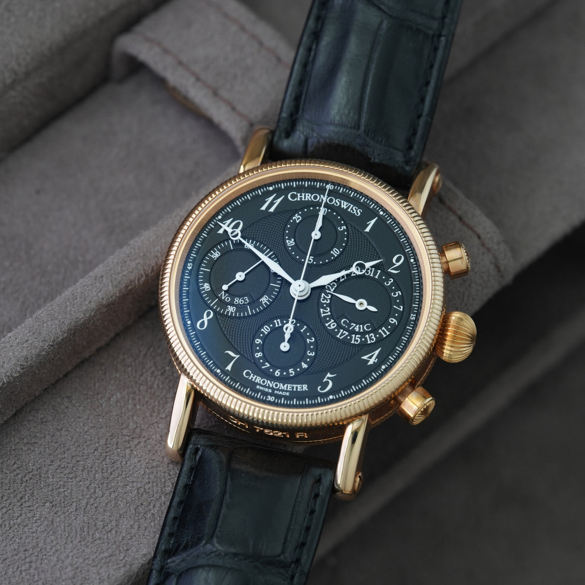 Chronoswiss Chronometer 38mm Ref. CH7521R 18k Rose 'NOS'