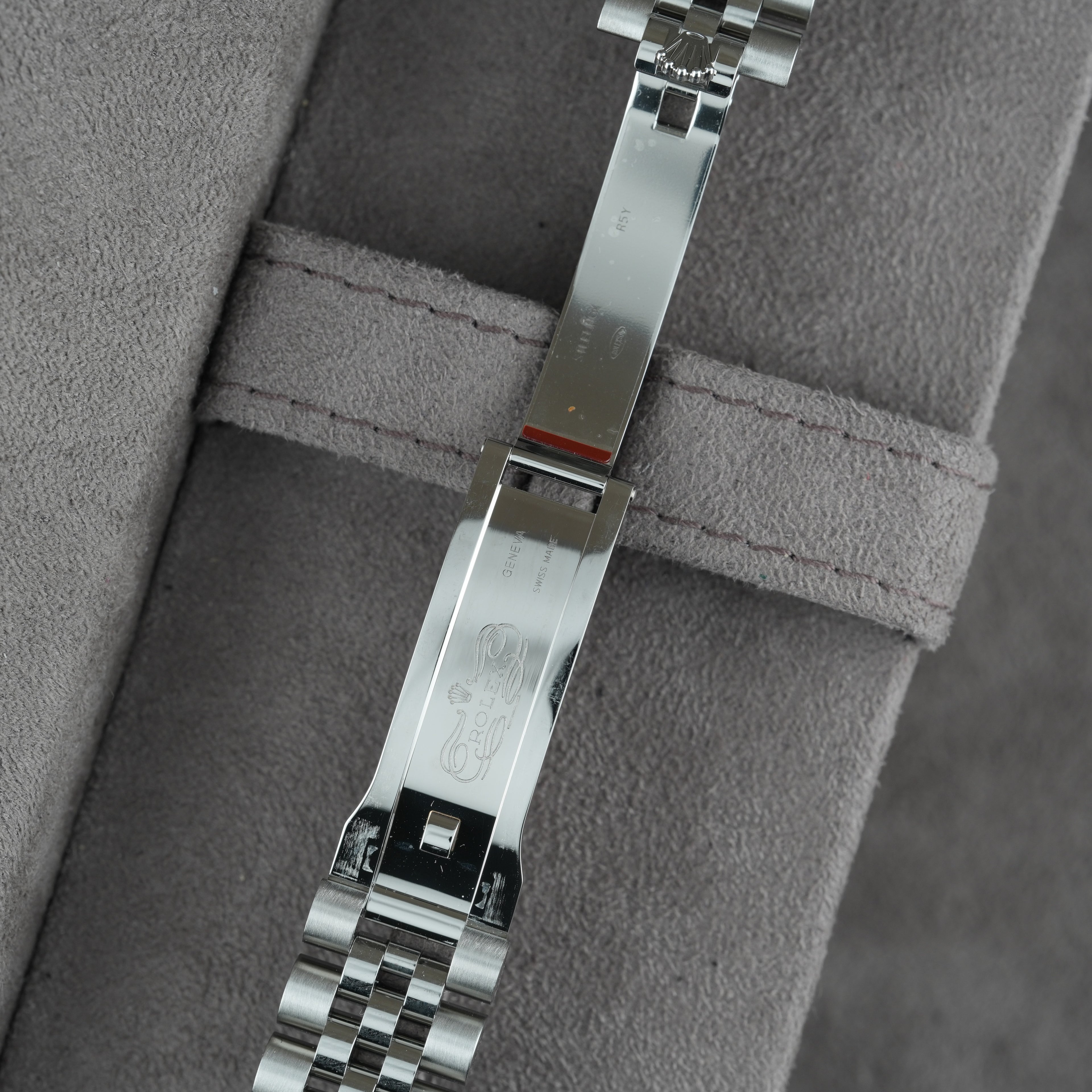 Rolex Super-Jubilee Stahl Armband 63600 "neuwertig"