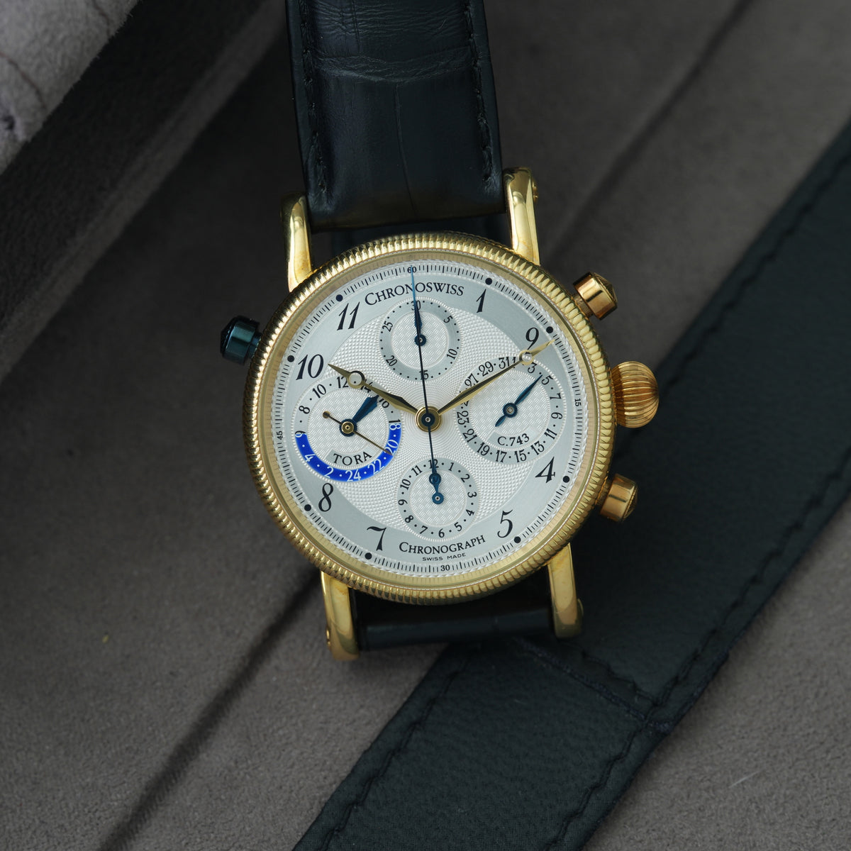 Chronoswiss Tora Chronograph Tora Ref. CH7421 'New Old Stock' 18k