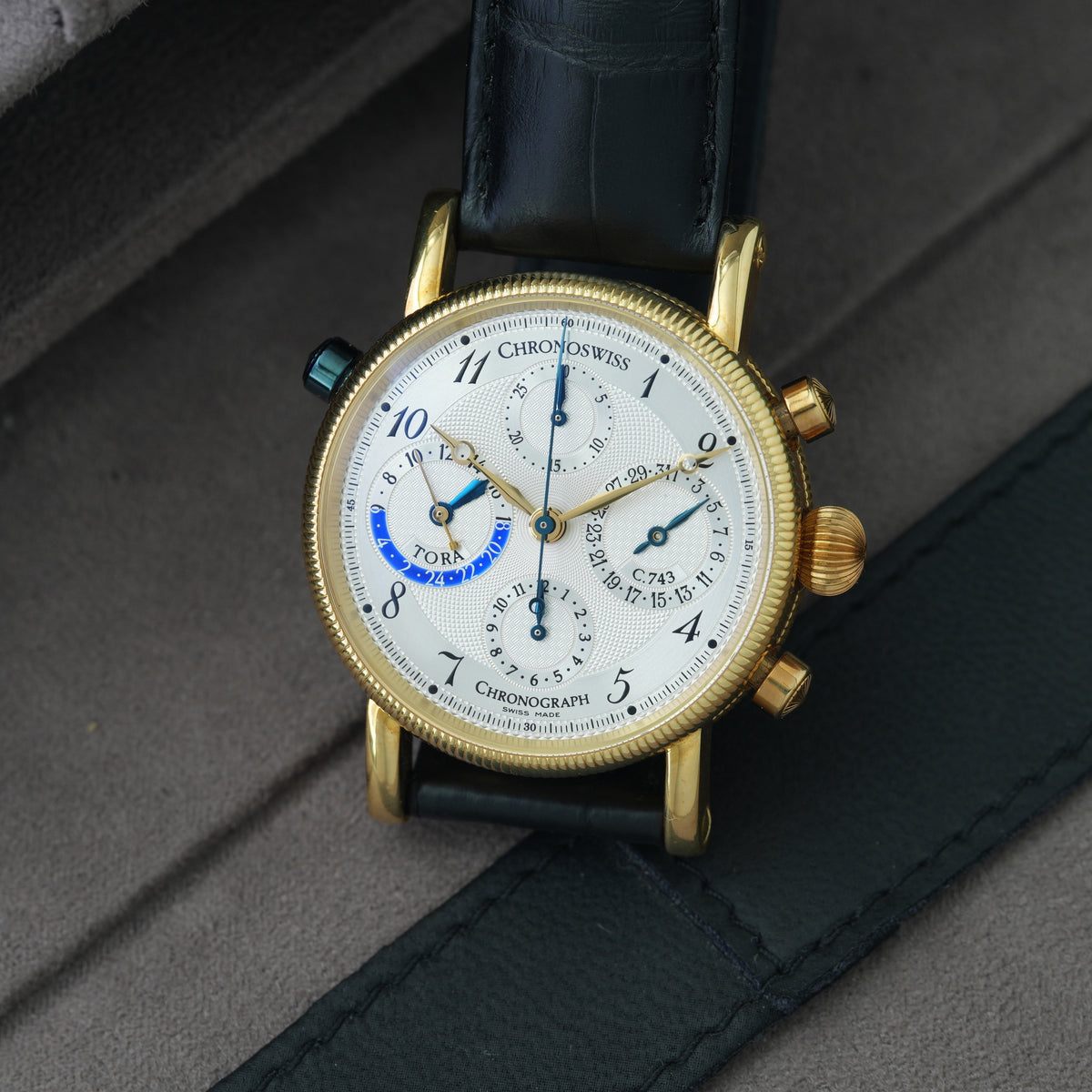 Chronoswiss Tora Chronograph Tora Ref. CH7421 'New Old Stock' 18k