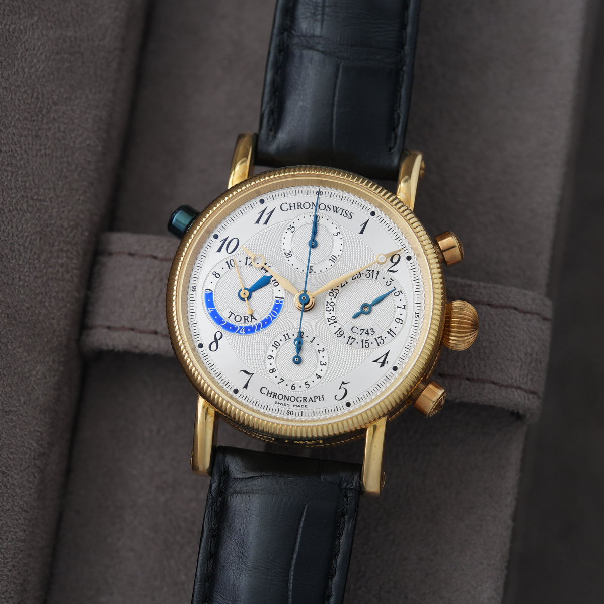 Chronoswiss Tora Chronograph Tora Ref. CH7421 'New Old Stock' 18k