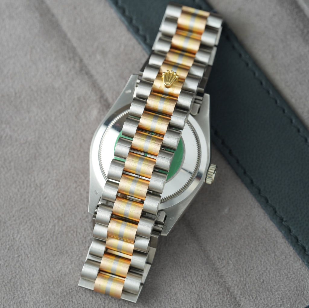 Rolex Day-Date 36 'Tridor' Box & Papiere Ref.18239 'MOP-Diamant-Jubilee Dial'