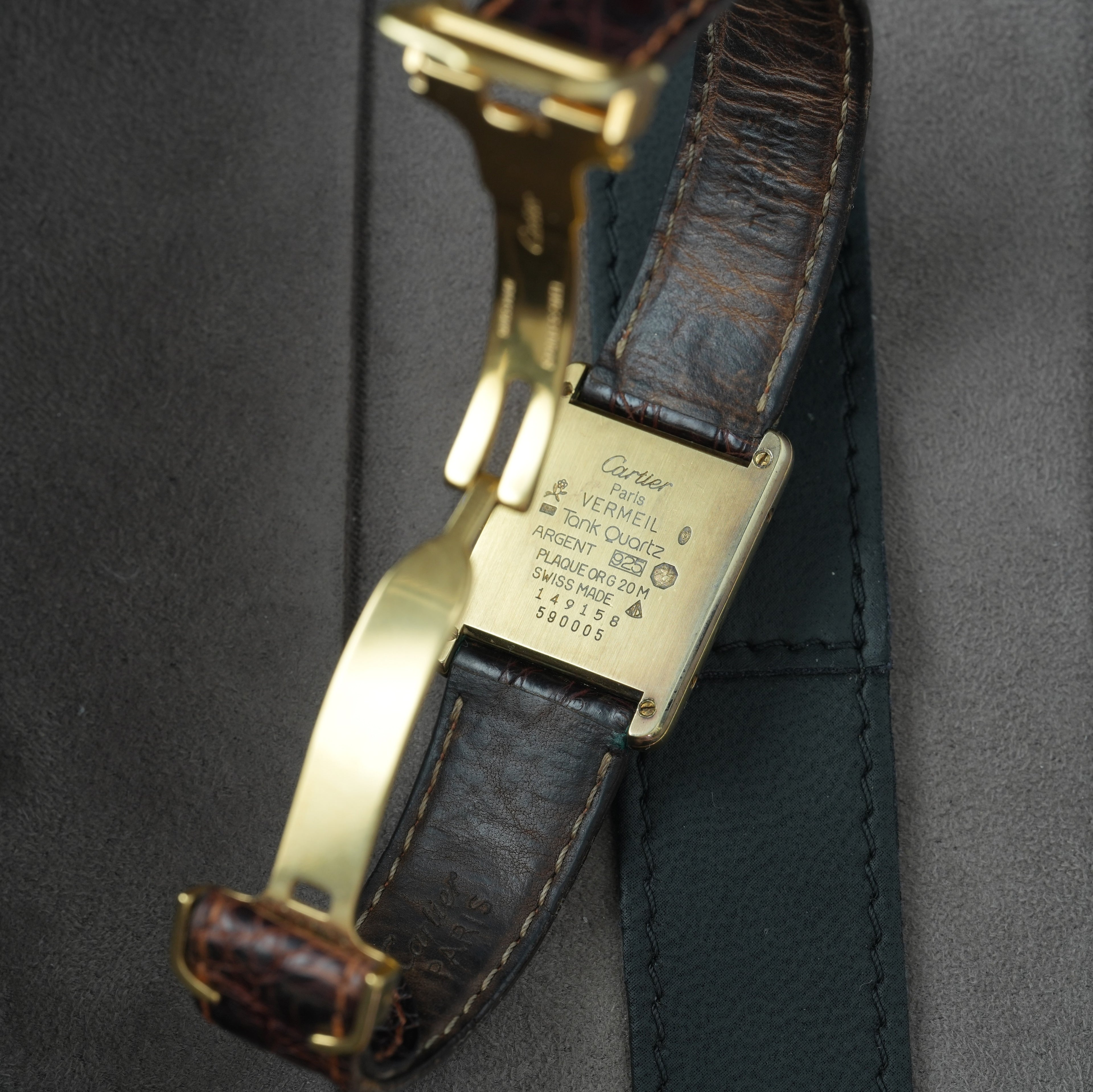Cartier Tank Must Ref. 590005 'Trinity' 'Vermeil'