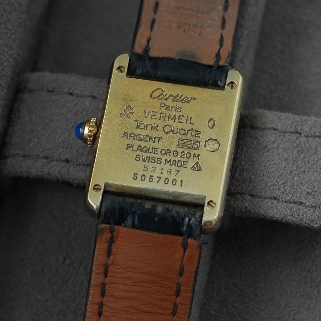 Cartier Tank Vermeil Ref. 5057001 'Trinity Zifferblatt'