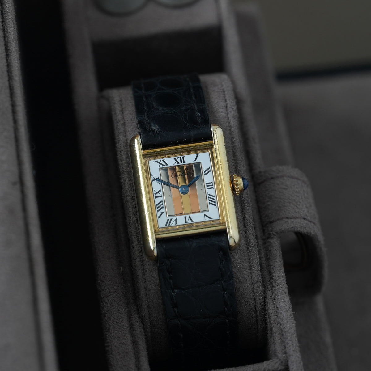 Cartier Tank Vermeil Ref. 5057001 'Trinity Zifferblatt'