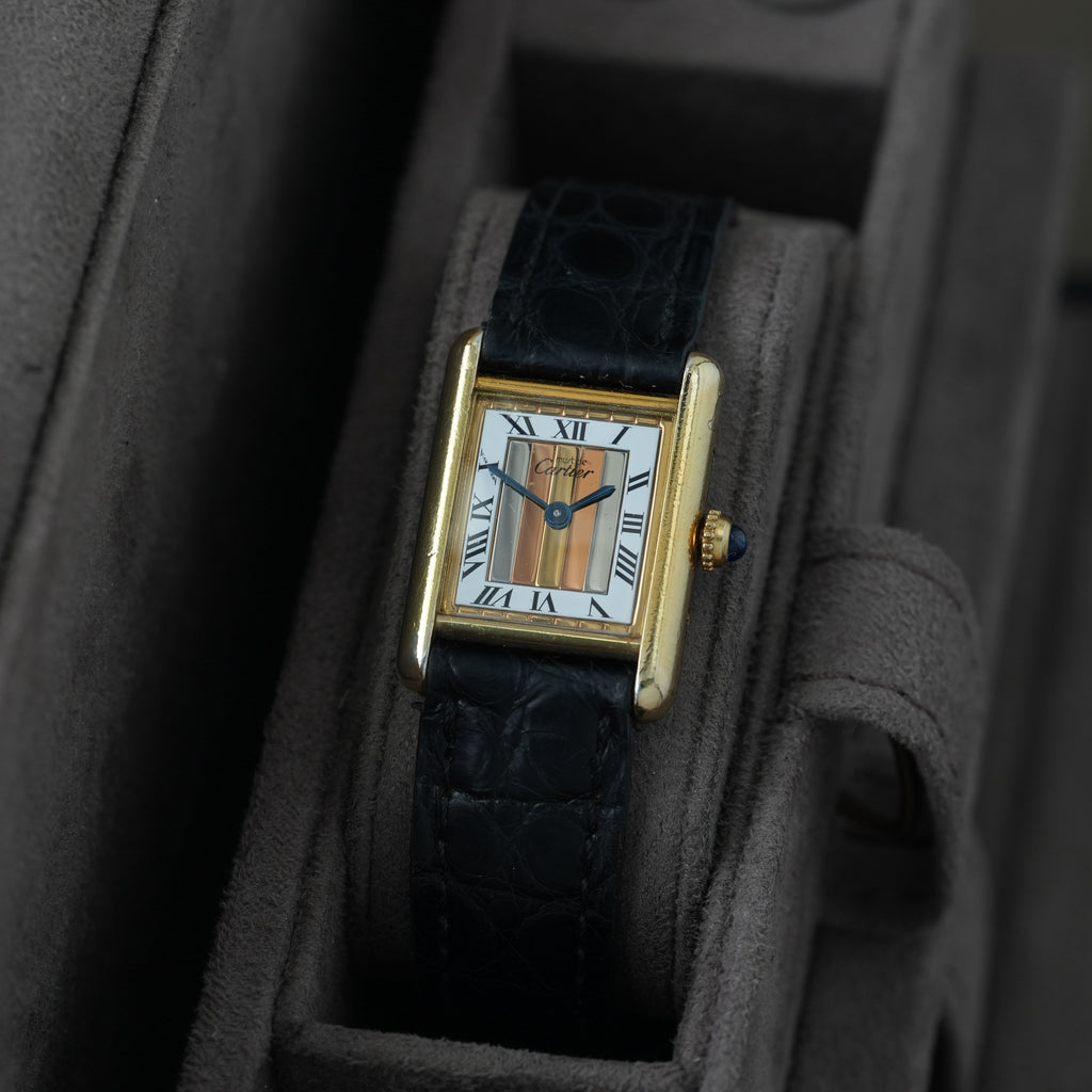 Cartier Tank Vermeil Ref. 5057001 'Trinity Zifferblatt'