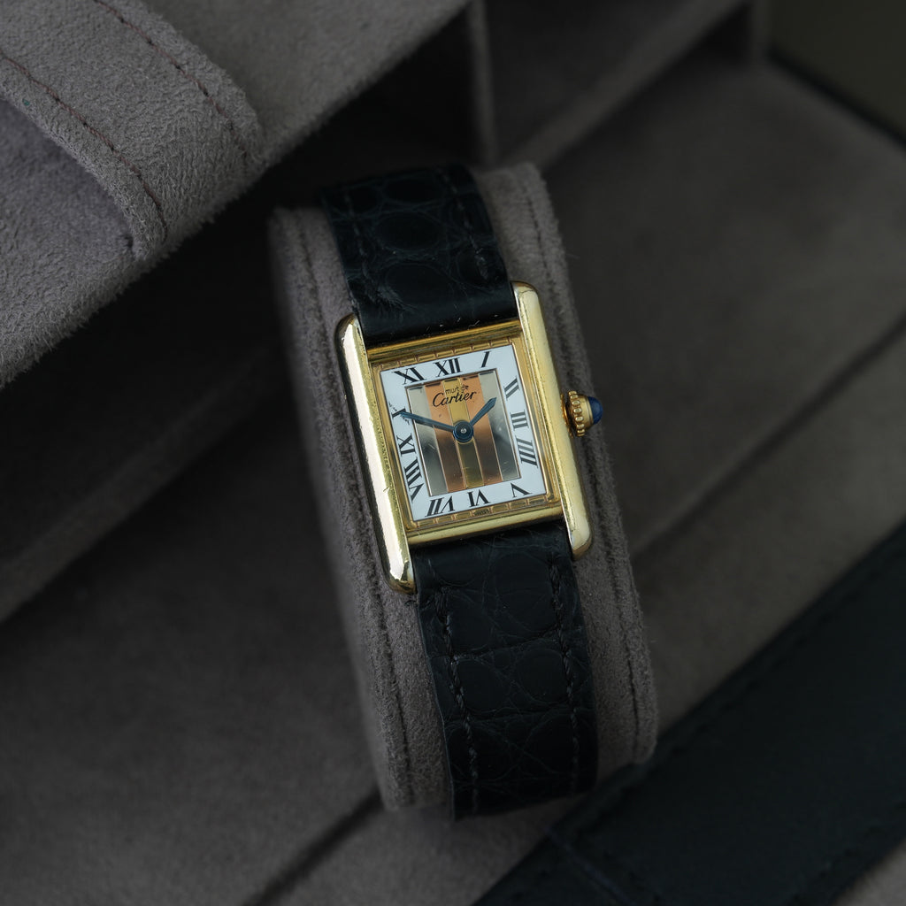 Cartier Tank Vermeil Ref. 5057001 'Trinity Zifferblatt'