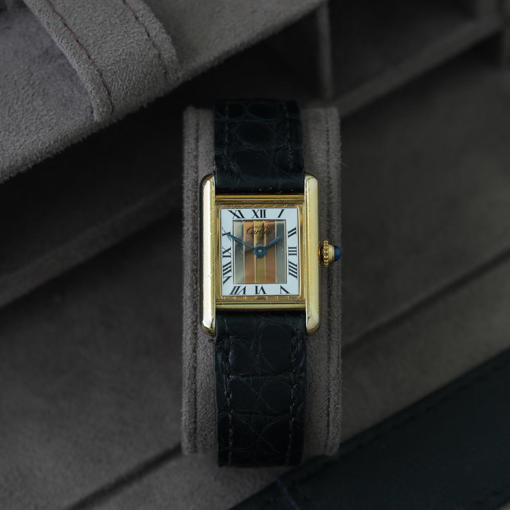 Cartier Tank Vermeil Ref. 5057001 'Trinity Zifferblatt'