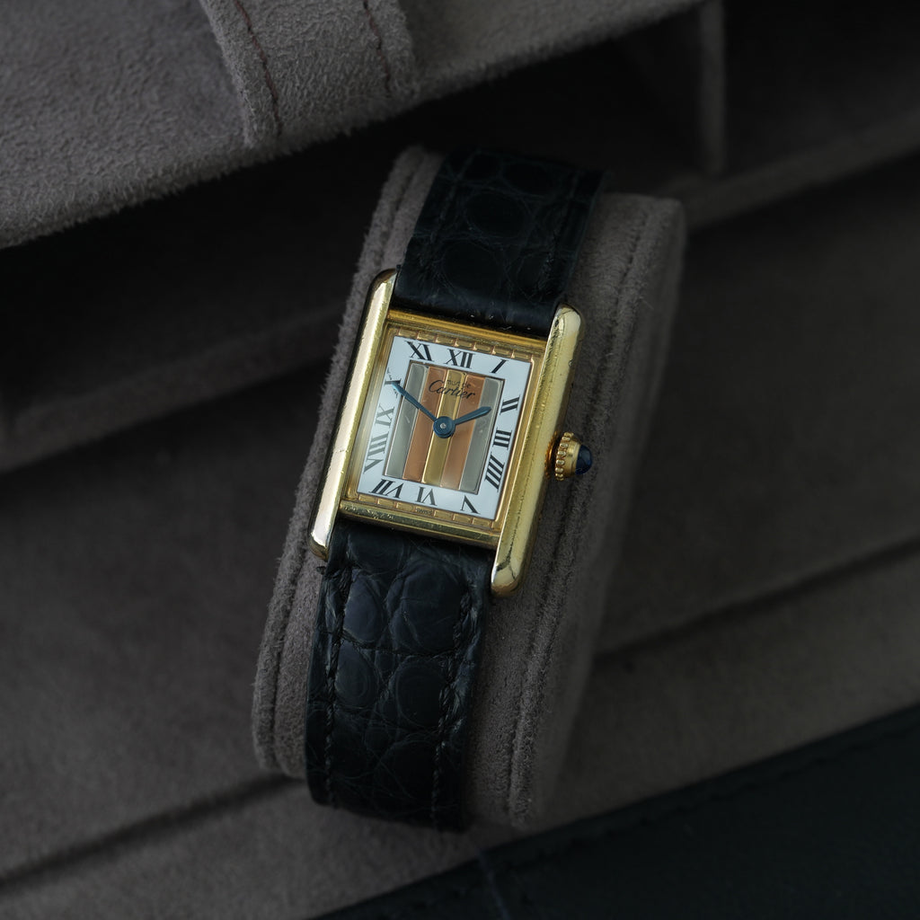Cartier Tank Vermeil Ref. 5057001 'Trinity Zifferblatt'