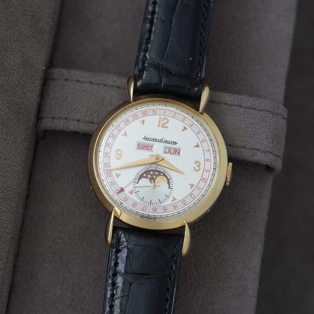 Jaeger-LeCoultre Classic Triple Calendar 18k Ref. 141.008 36mm 'Tear Drop'