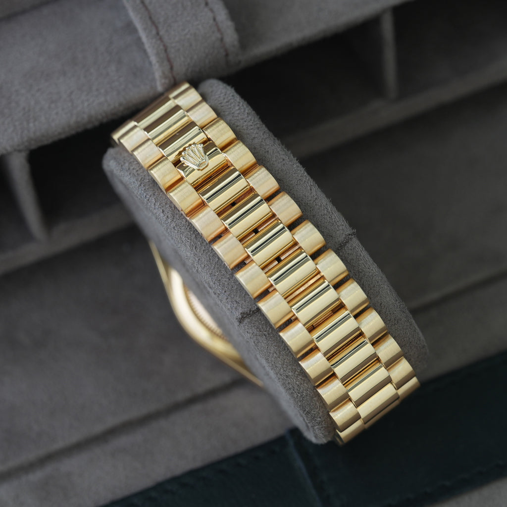 Rolex Day-Date Ref. 18238 'Grün Vignette-Degrade' Box & Papiere