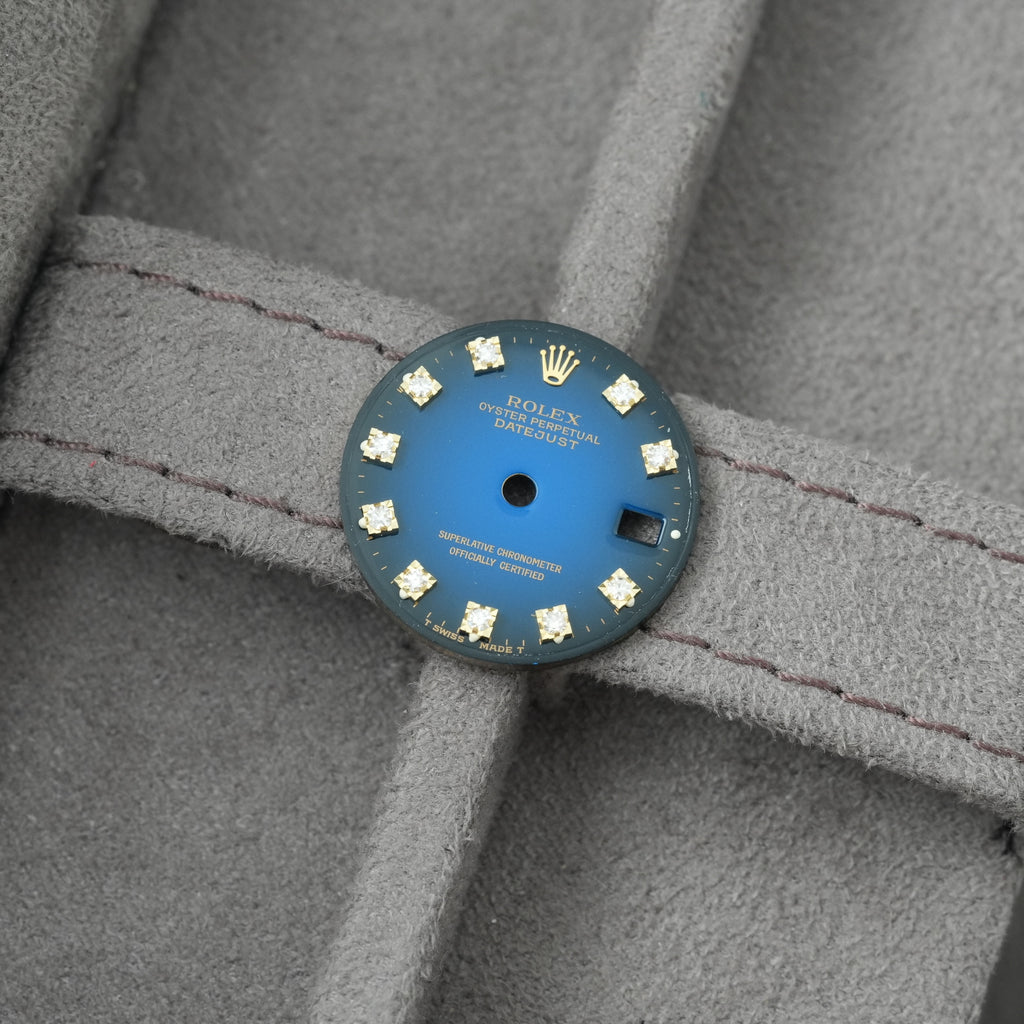 Rolex Lady-Datejust 26mm Zifferblatt 'Vignette Blau' 'Stella'